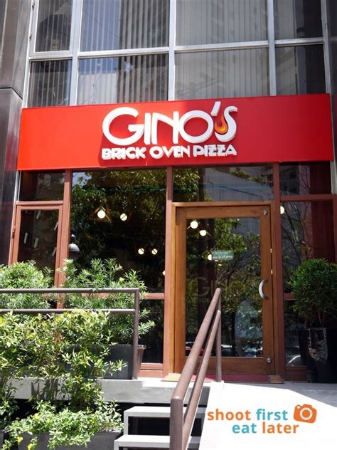 Ginos Brick Oven Pizza.